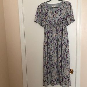 Bohme Purple Floral Dress